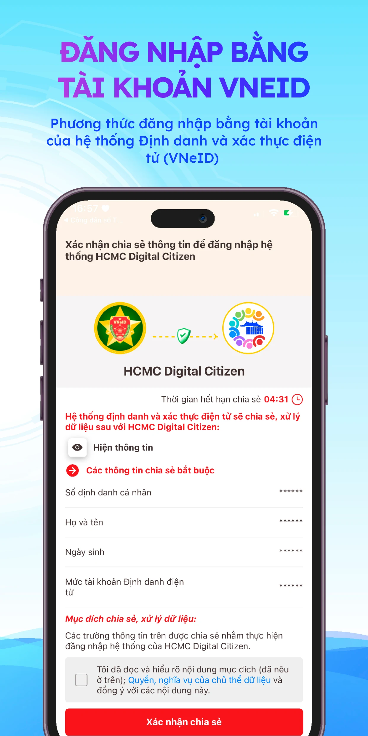 Công dân số TPHCM screenshot